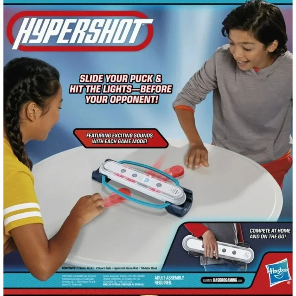 Hypershot Electronic Tabletop Hockey Game By Hasbro For Ages 8+